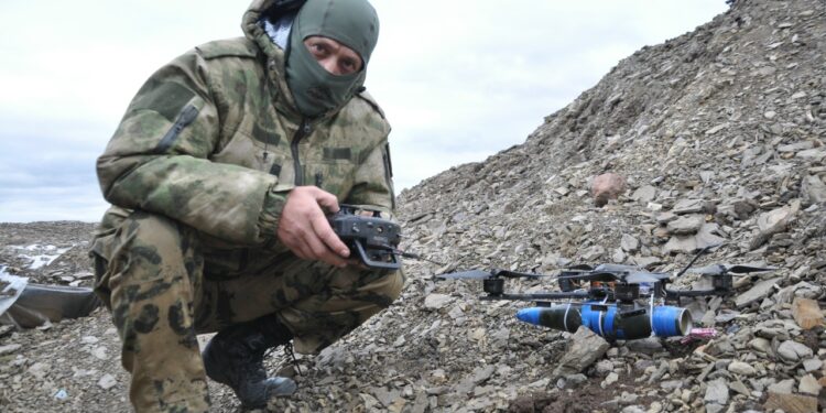 Оператор БпЛА "Мэрс", фото: Филипп Харченко