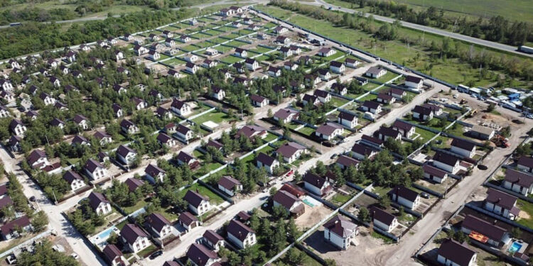 Красноярский район дозаполняется масштабной коттеджной агломерацией