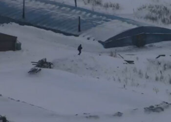 Мигрант пытался уползти по сугробам от самарских силовиков, но его нашел квадрокоптер