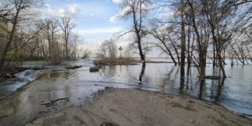 В Самарской области из-за паводка подтопило два дачных участка