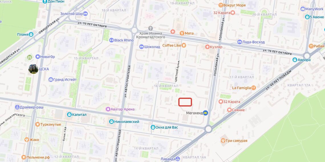 Фото: Яндекс карта