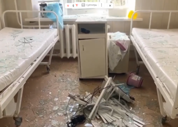 Опубликовано видео последствий прилета БпЛА рядом с роддомом в Новокуйбышевске