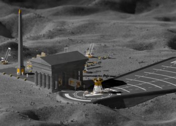 Концепт построек на Луне_предоставлено Антоном Раковым