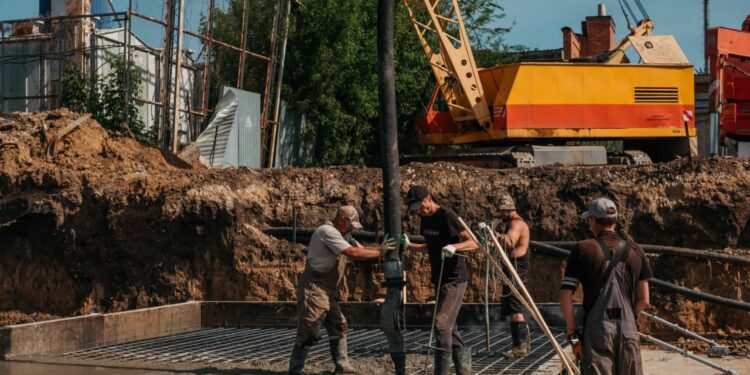 «Акрон — Академия Коноплева» начал заливку фундамента нового ФОКа