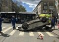 В Самаре в ДТП с автобусом пострадали четверо, включая ребенка