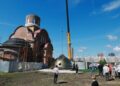 В Самаре освятили купол храма в микрорайоне «Кошелев Парк»
