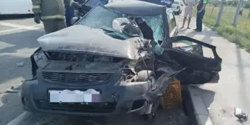 В Самарской области произошло массовое ДТП с участием трех авто