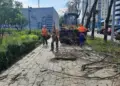 В Самаре устранили последствия сильного ливня и ураганного ветра