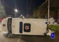 В Самарской области перевернулась машина скорой помощи