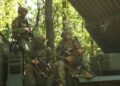 Расчёты «Градов» морской пехоты выжигают позиции врага