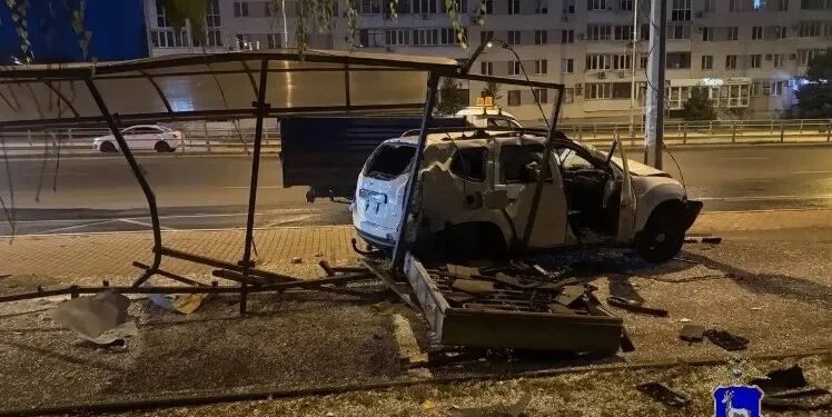 В Самаре водитель Renault Duster с признаками опьянения снес остановку